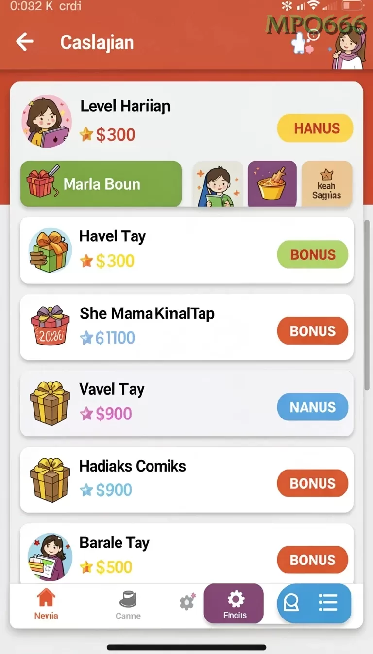 Galeri pratinjau visual mpo666 build APK resmi terbaru